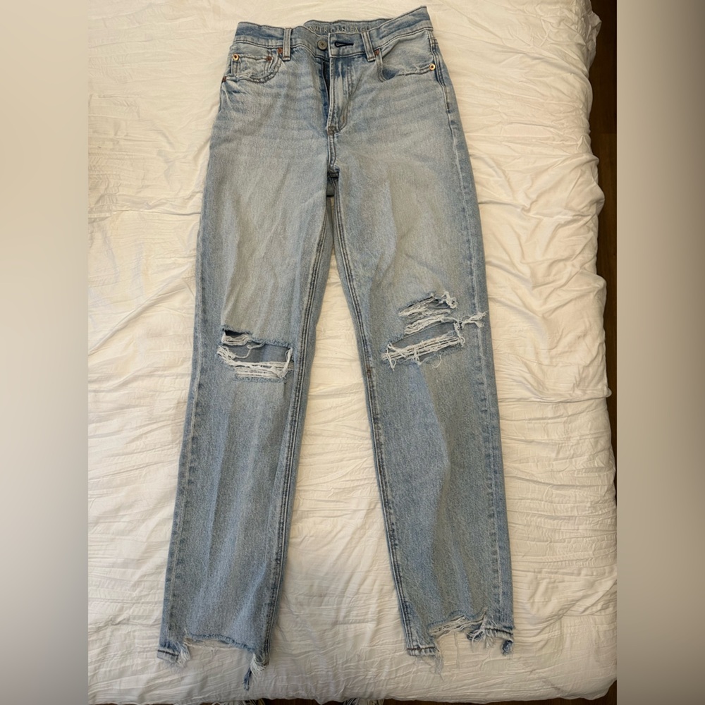 American Age Light Blue Denim Pants